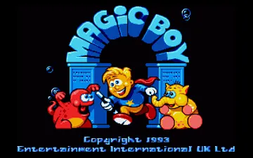 Magic Boy screen shot title